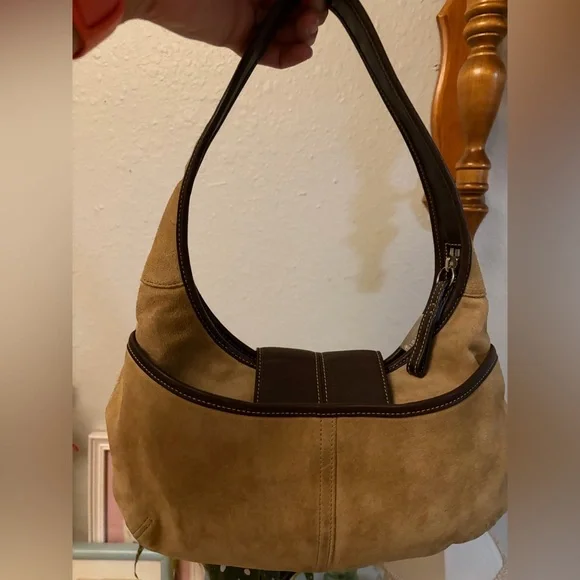 Vintage Y2K 2003 Coach Soho Ergo - Suede Leather - Picture 6 of 9